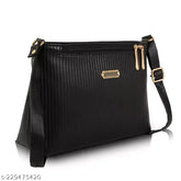 Gold chain slingbag, PU material, quilted net pattern, stylish daytrip bag for women, accessory for outfits, Pancy Unique product from India